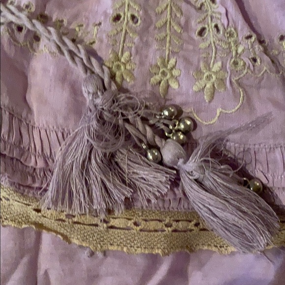 Let Me Be eyelet blouse off shoulder small… - Picture 4 of 5